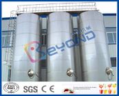 Large Outdoor Stainless Steel Storage Tanks / SUS304 SUS316 Stainless Steel Dairy Equipment