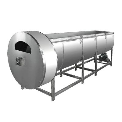 1.5T/H Spiral Precooking Stianless Steel Blaching Fruit Processing Equipment Full Automatic